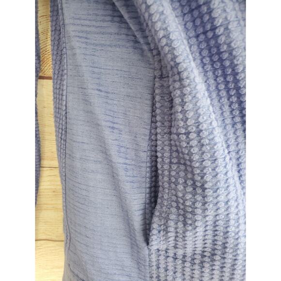 Columbia Womens Purple Waffle Texture Pullover Kangaroo Pocket Medium - Picture 4 of 9